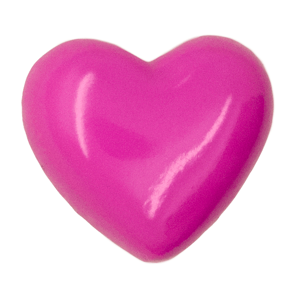 Shiny 3D pink heart